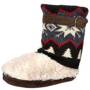 MukLuks Cream Boot Slippers